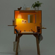 Illustration for article titled This Cute Cubicle is the Ultimate Home Office